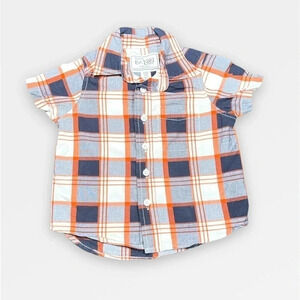 Boys Plaid Short Sleeve Dress  Shirt - 2 Toddler